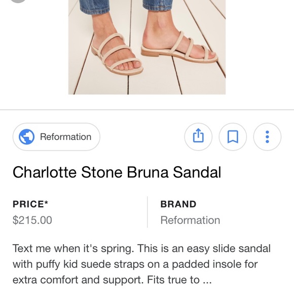 ❌SOLD New Charlotte Stone Bruna Sandals - Picture 2 of 4
